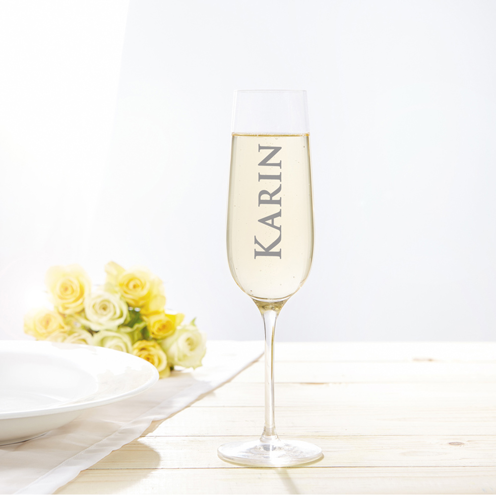 Sektglas - Name - Personalisiert