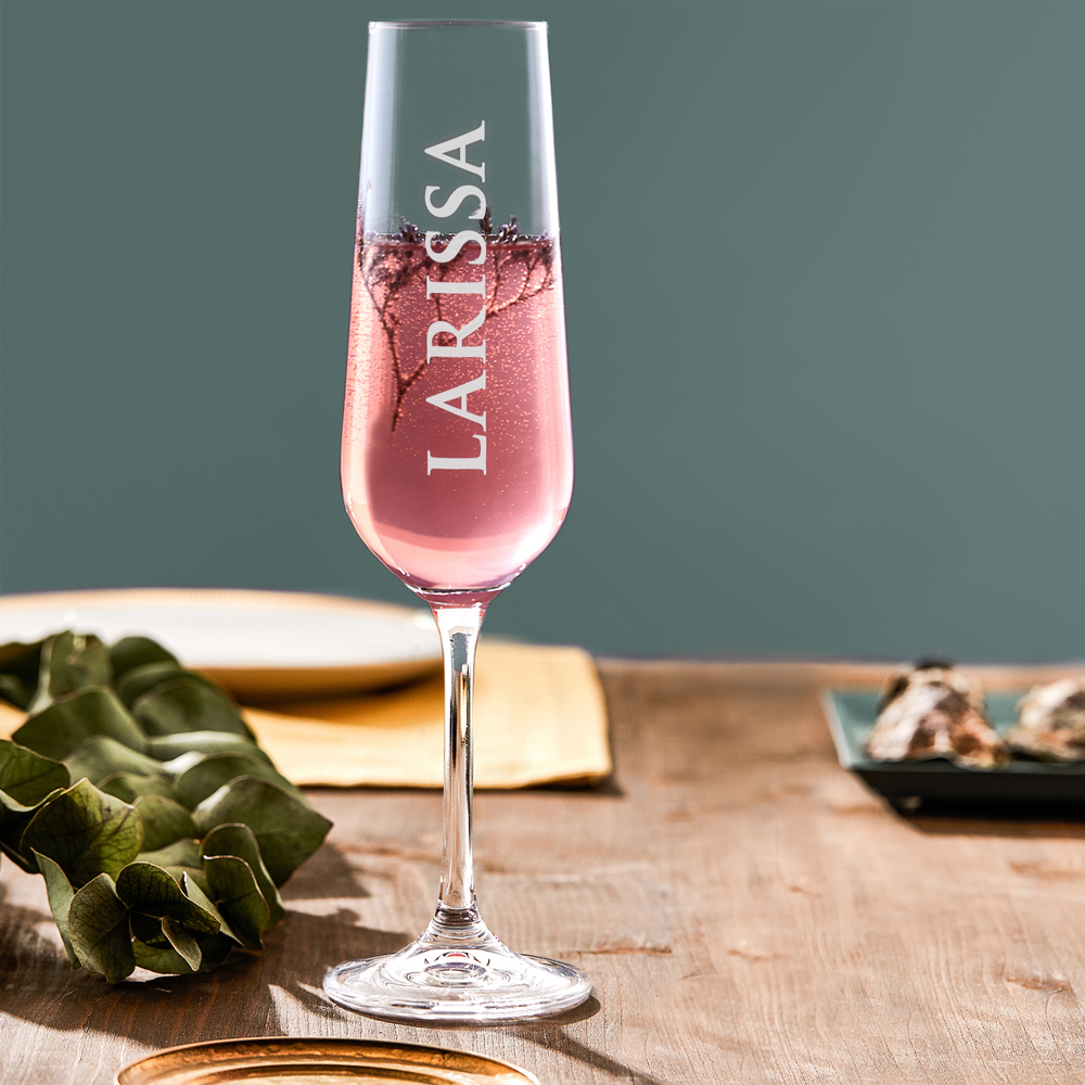 Sektglas - Name - Personalisiert