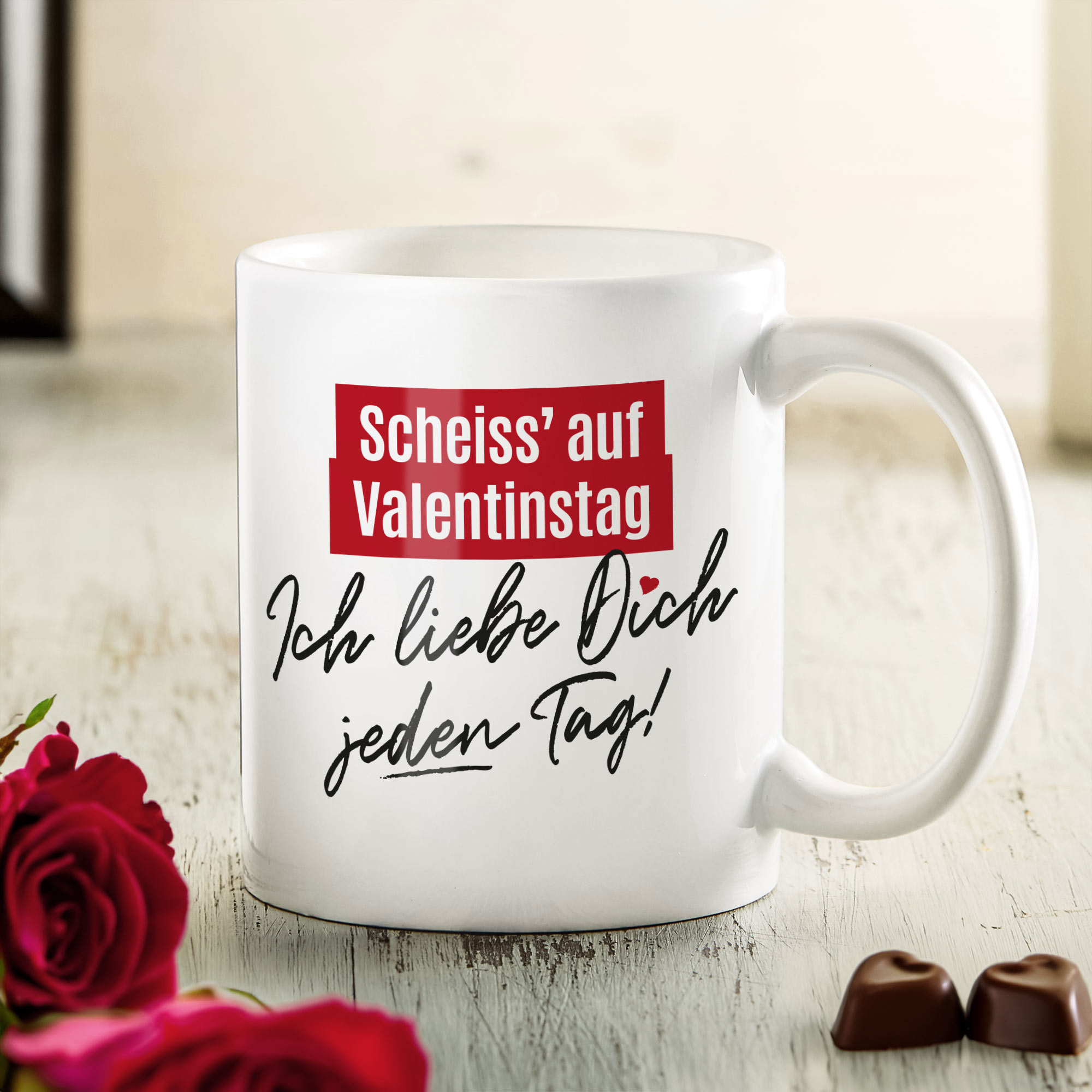 Kaffeetasse - Ich liebe Dich jeden Tag