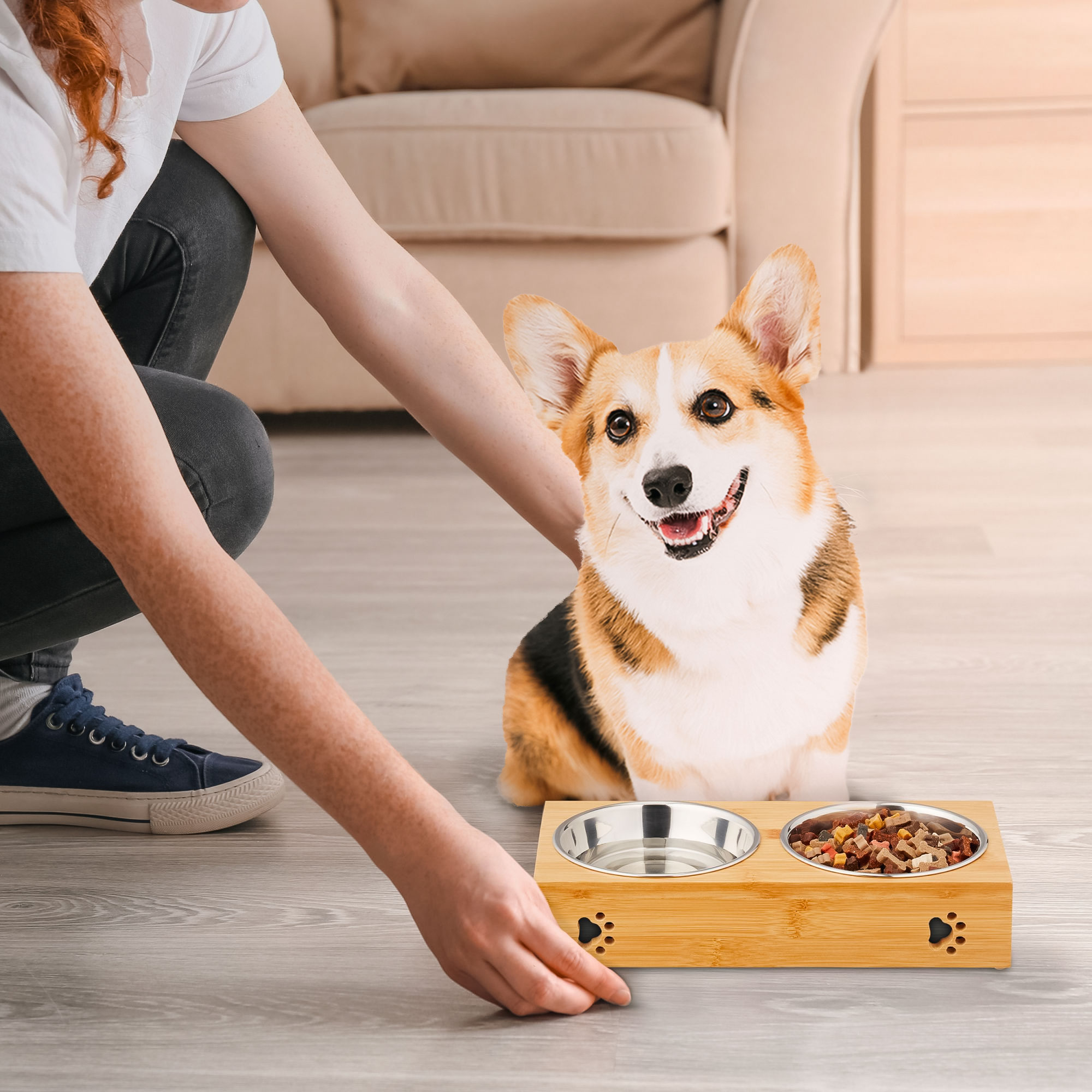 Futternapf für Hunde - Rohprodukt