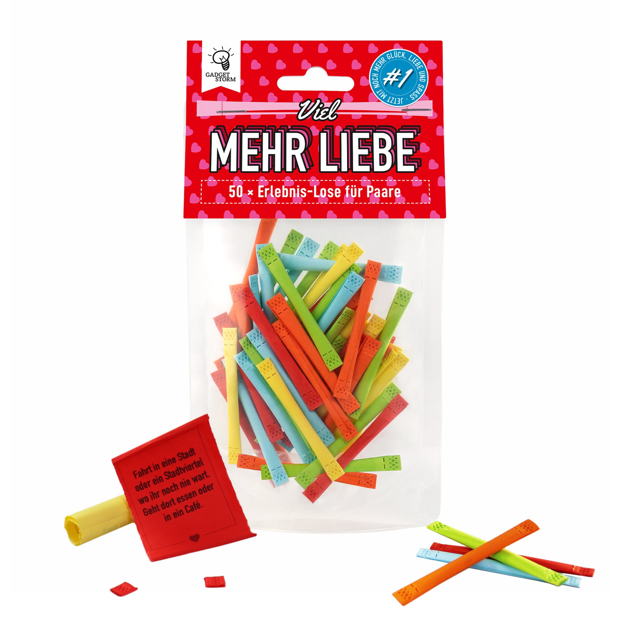 50 Erlebnis Lose für Paare - Viel mehr Liebe
