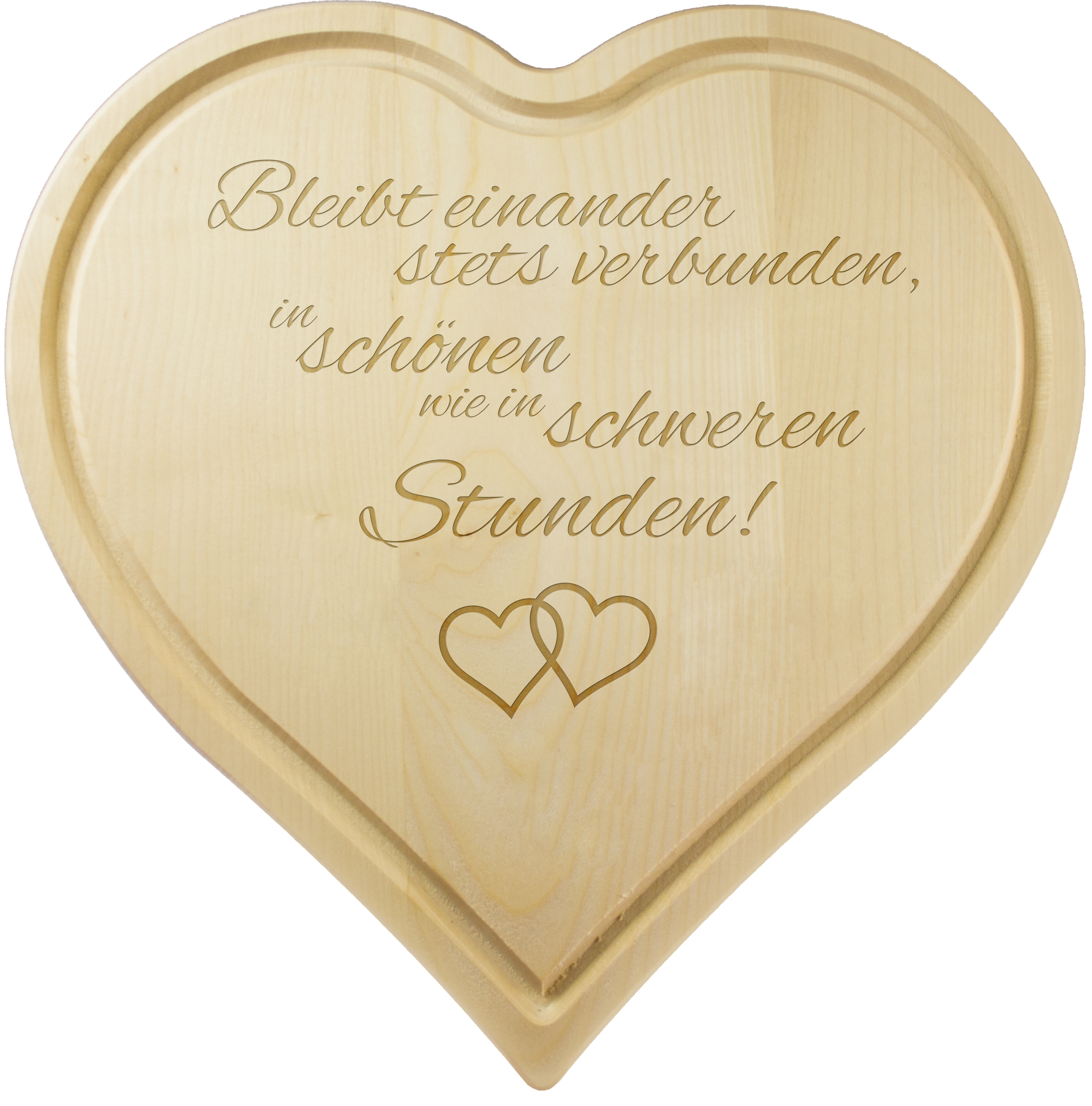 Herzbrett - Bleibt einander - Herzen - Personalisiert
