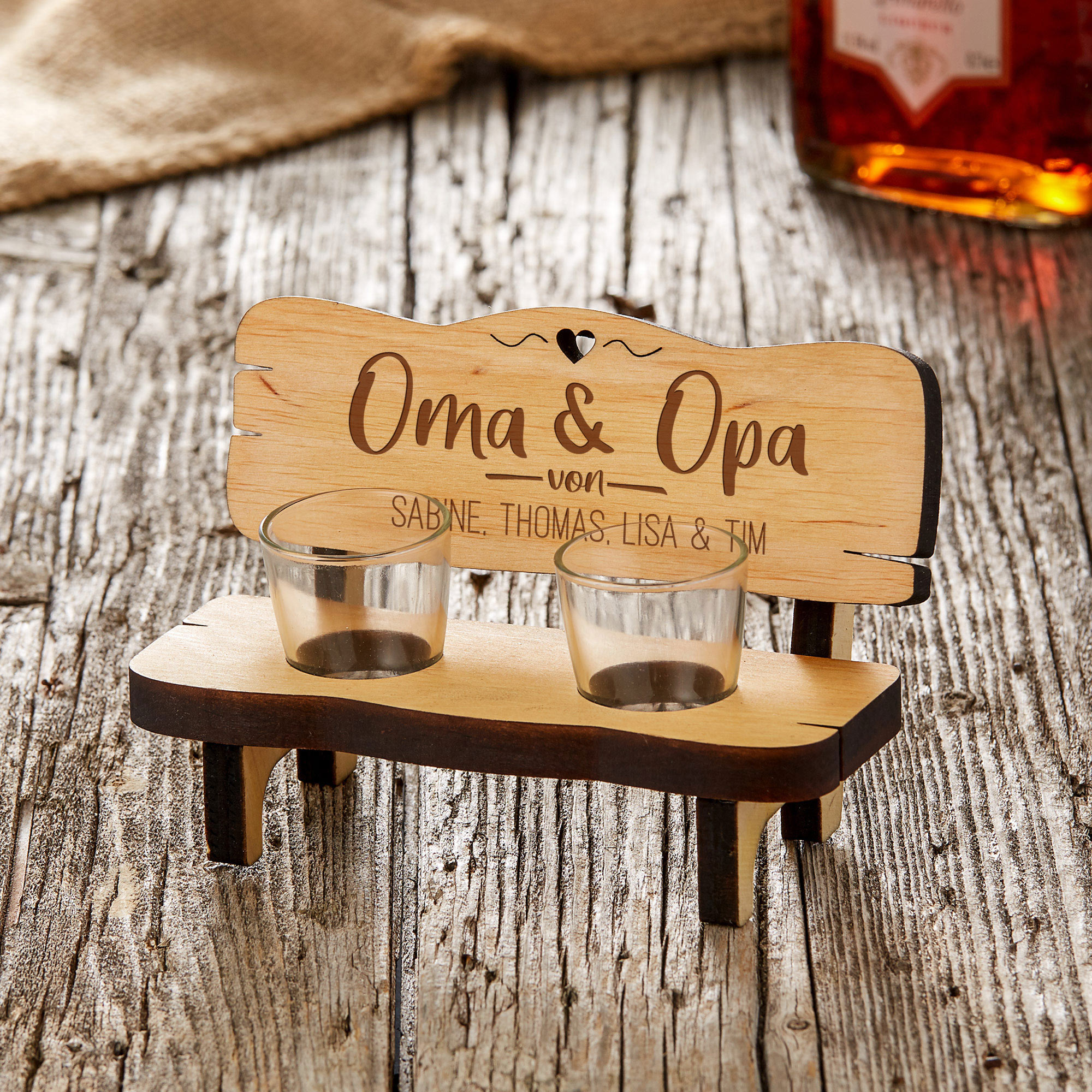 Schnapsbank - Oma & Opa - Personalisiert