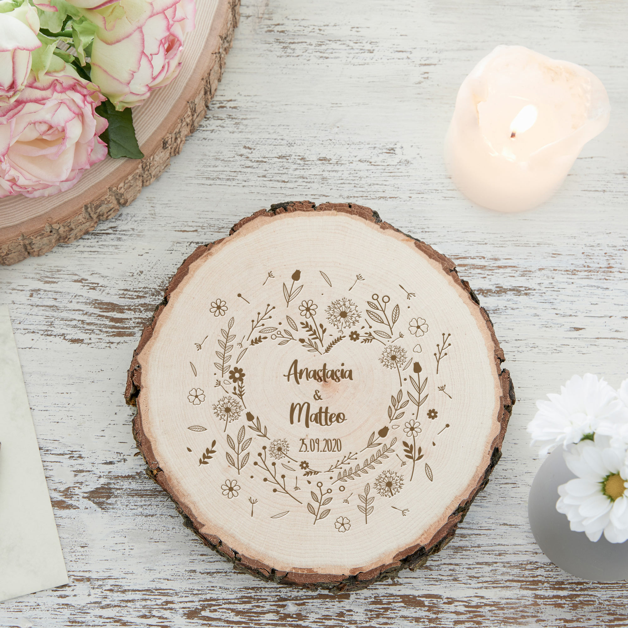 Geldgeschenk Hochzeit, Geschenk personalisiert mit Name und Datum –  Personalisierte Geschenke