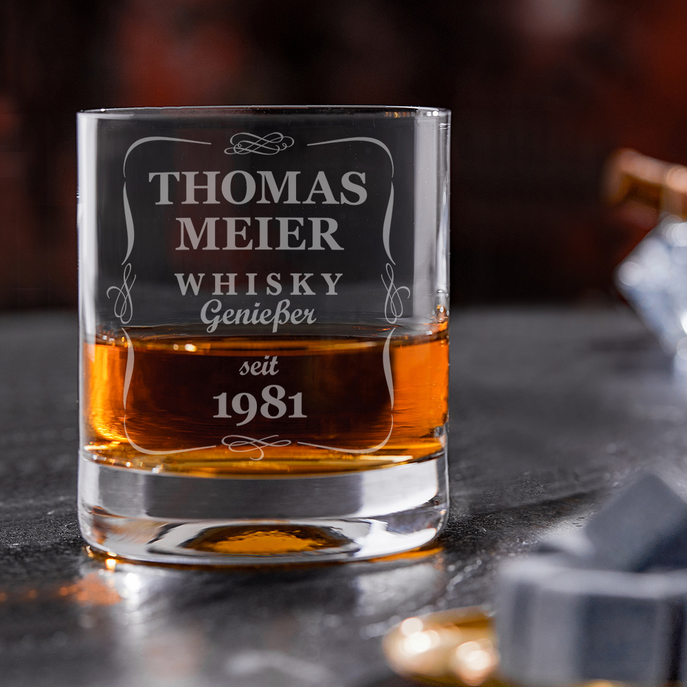 Whiskyglas mit Gravur Klassisch - Personalisiert