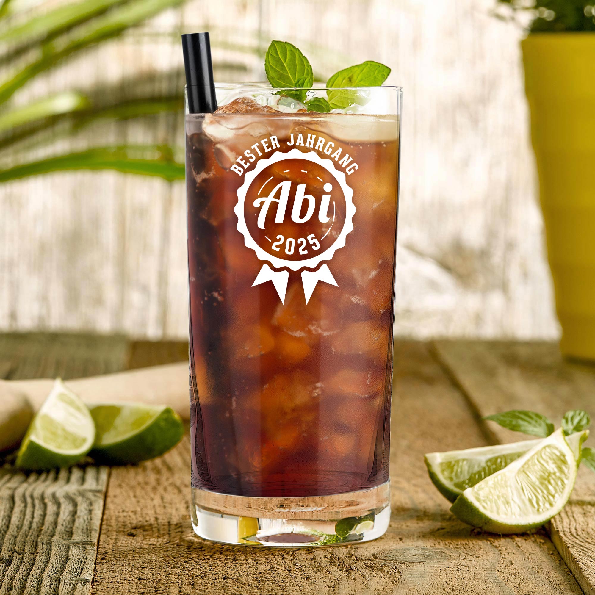 Craft Bier Glas mit Gravur - Abitur Jahrgang