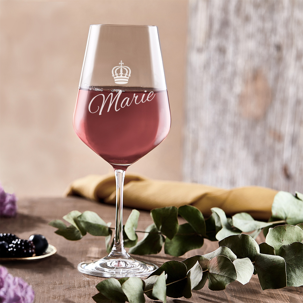 Weinglas - Königin - Personalisiert