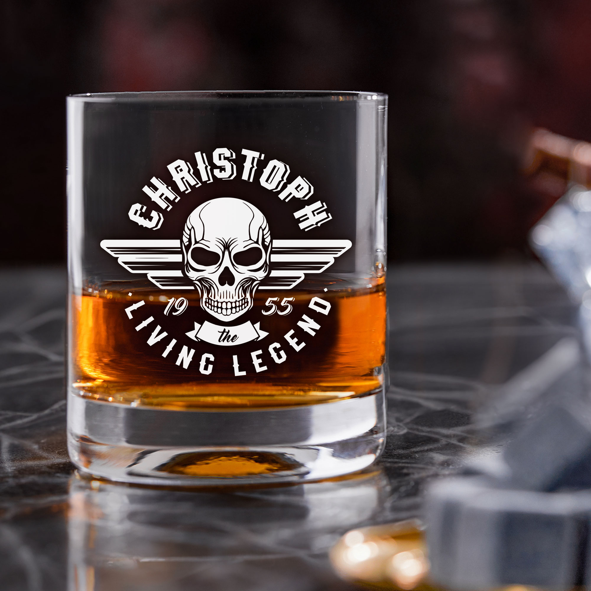 Whisky Gläser Totenkopf Personalisierte Geschenke Männer Whiskey Gläser  Totenkopf Geschenke Whisky Glas Totenkopf Gläser Weihnachtsgeschenke für