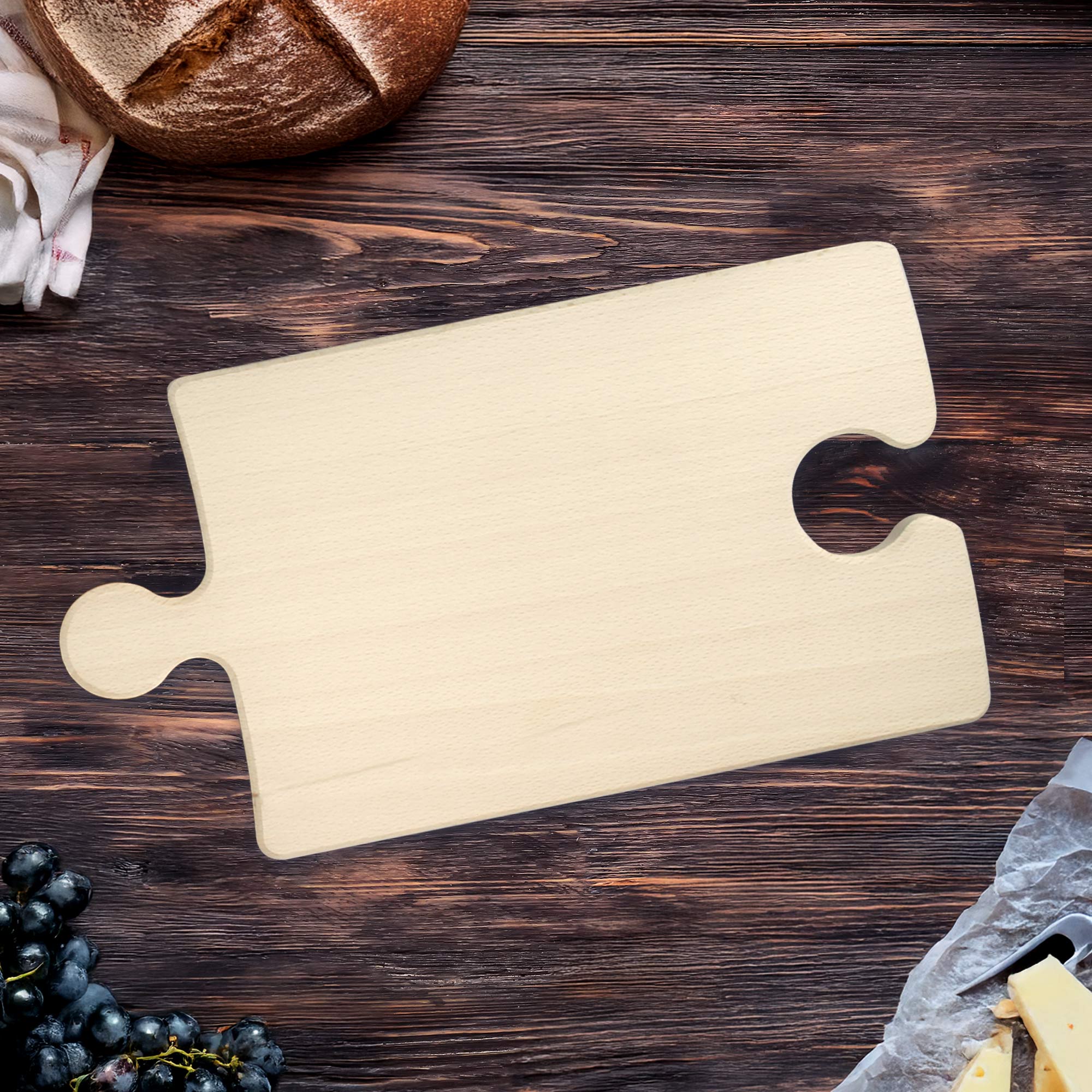 Puzzle Brett - Holz Schneideunterlage
