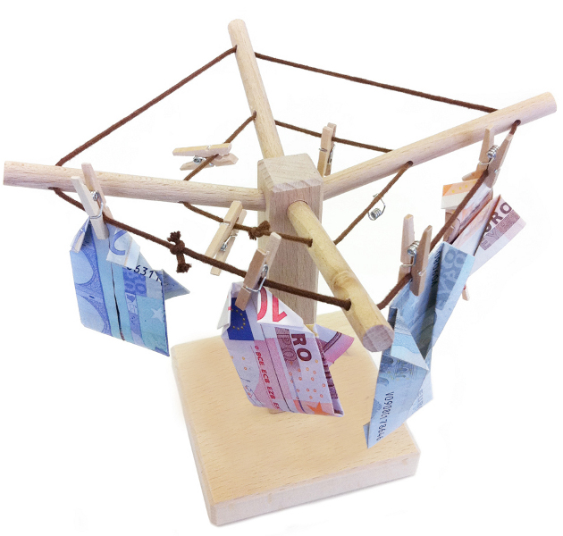 Geld Wäschespinne
