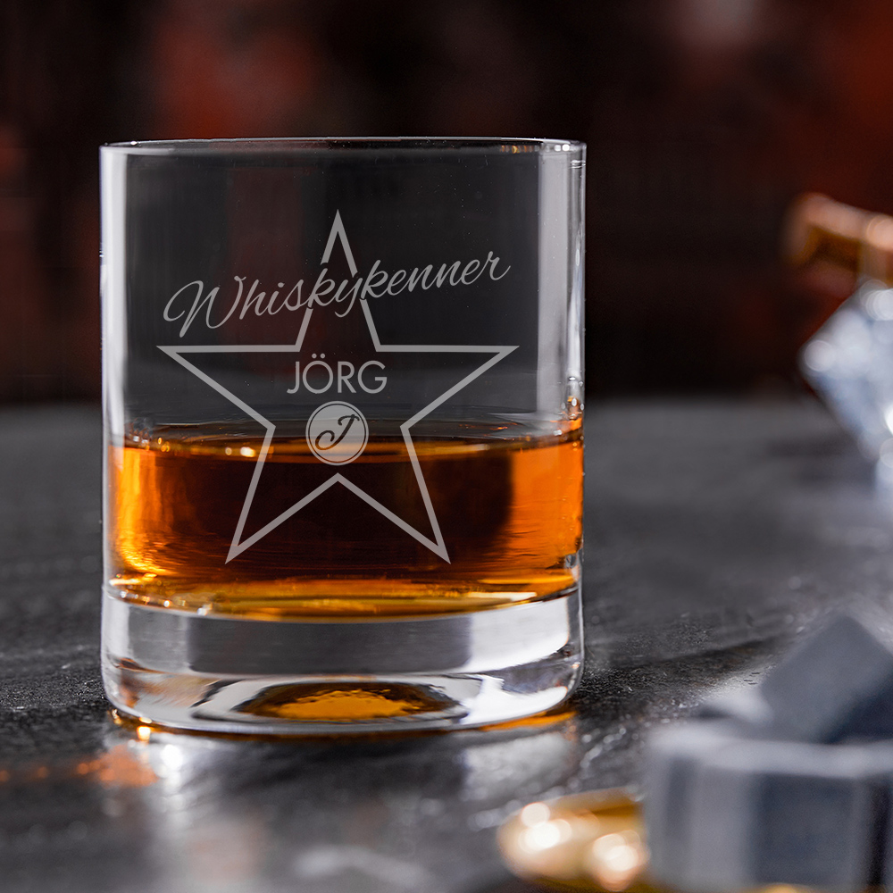 Star Of Fame Whiskyglas mit Gravur - Personalisiert