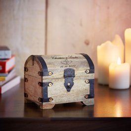 Geld Schatztruhe zur Hochzeit - Hell Geld Schatztruhe zur Hochzeit - Hell