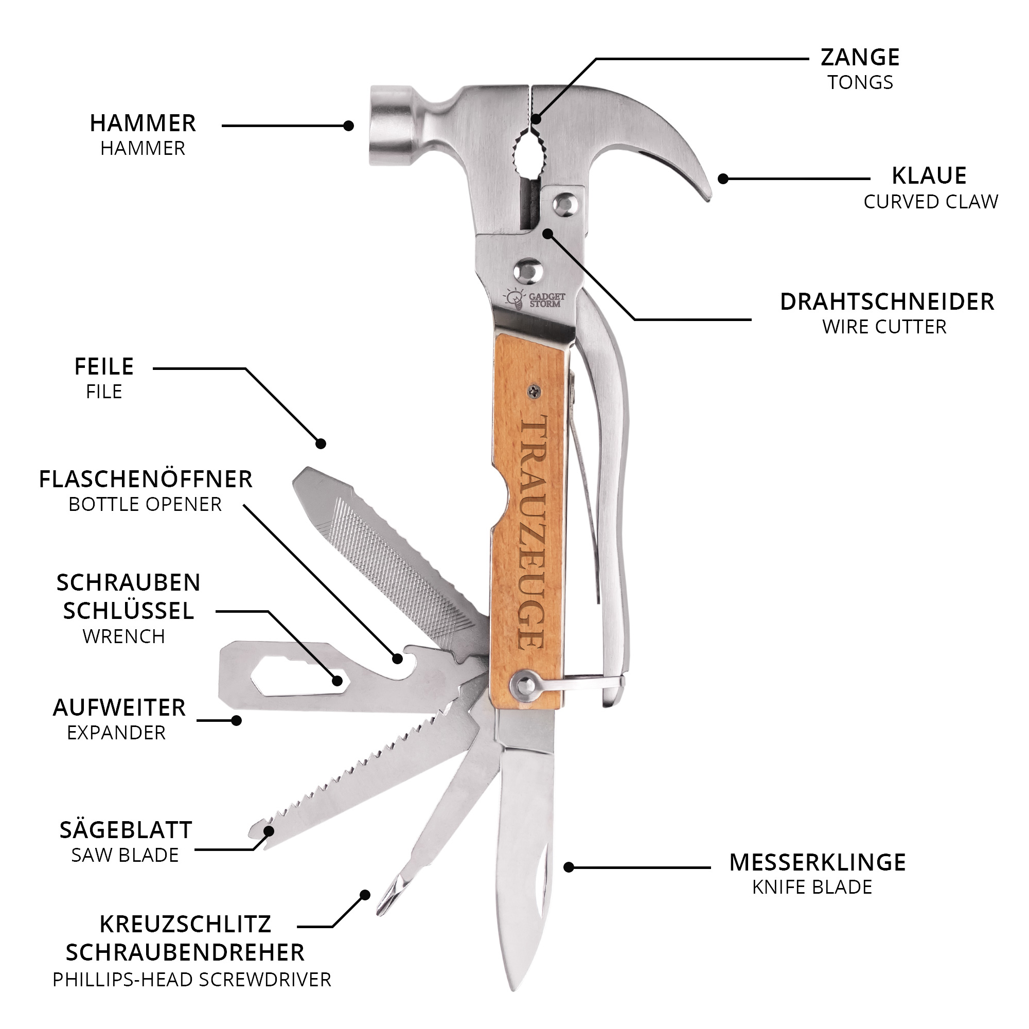 Multitool - Trauzeuge - Standard